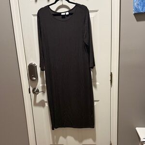 Chico's Classic Brown Long Sleeve Dress